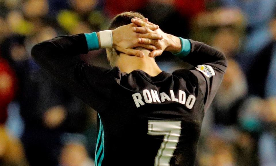 Cristiano Ronaldo failed to make an impression for Real Madrid – not for the first time this season