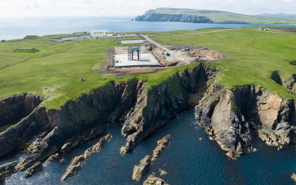 Launch Pad One at Lamba Ness in Unst