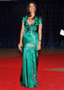 <p class="MsoNormal">Rosario Dawson rocked an eye-popping low-cut emerald gown for the fete. The actress, who also attended the D.C. event last year, was invited by Atlantic Media.</p>