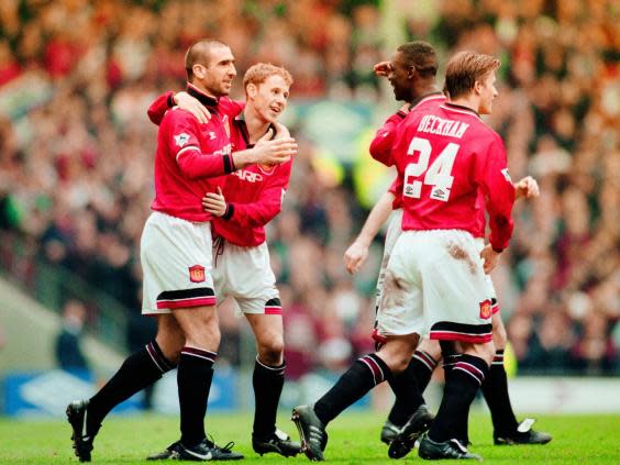 Cantona hit form at the perfect time (Getty Images)