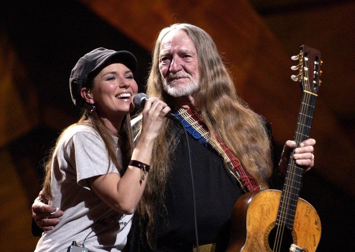 Willie Nelson and Shania Twain