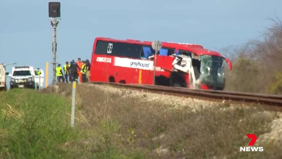 The crash killed three people. Picture: 7News