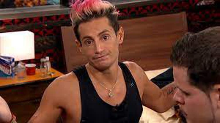 Frankie Grande, el hermano de Ariana Grande, durante su paso por Big Brother en el 2014