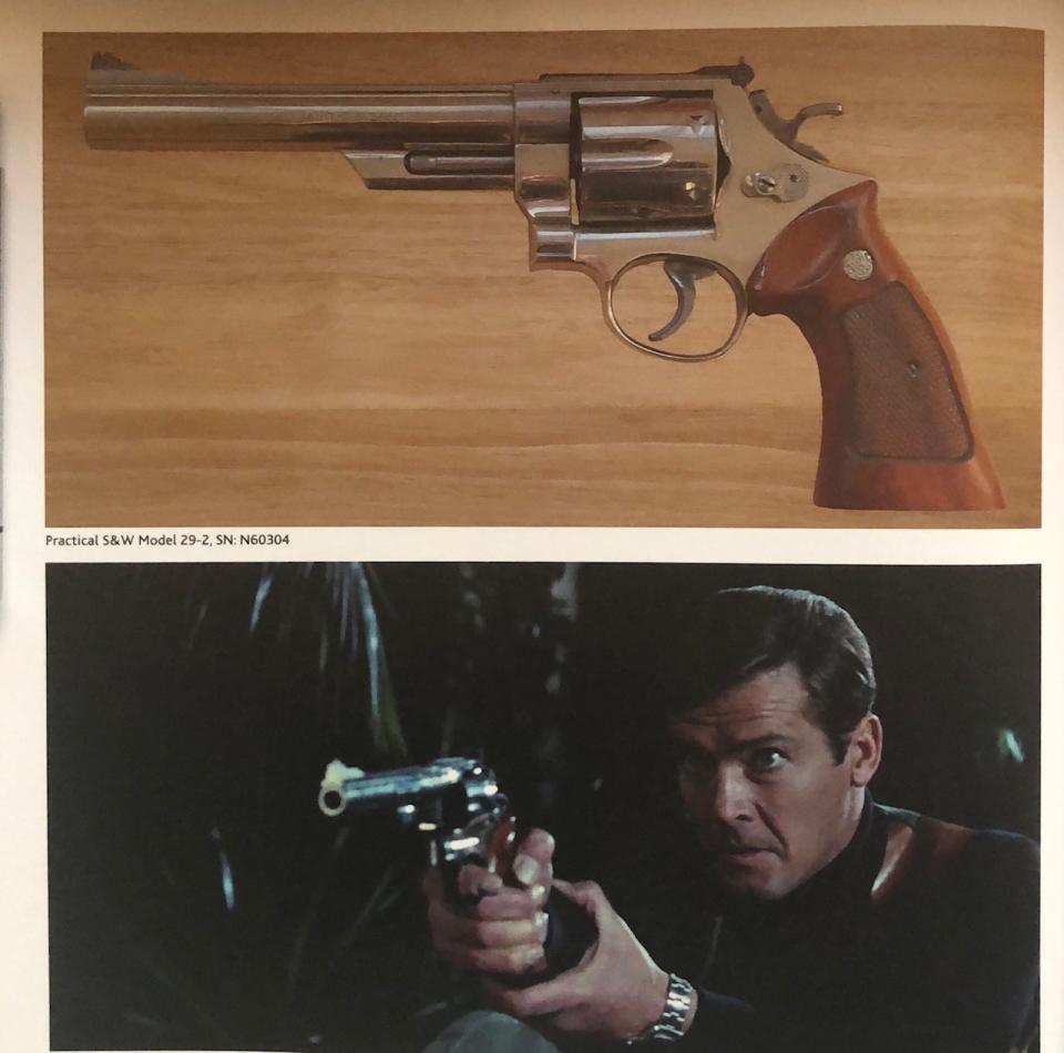 A unique Smith and Weston 44 Magnum used by Roger Moore in Live and Let Die was also among the stolen firearms (Metropolitan Police/PA)