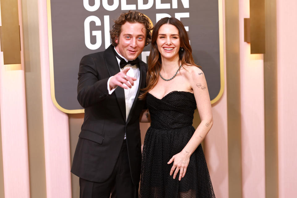 Jeremy Allen White and Rosalia Fuel Dating Rumors With a Floral Date