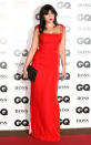 Daisy Lowe definitely stole the limelight in this seductive and figure-hugging number from new line The Vampire Wives. The simple red gown showed off her curves and featured a side split and was perfectly paired with her matching lippy. [Photo: Rex]