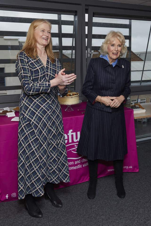 Royal visit to Refuge centre