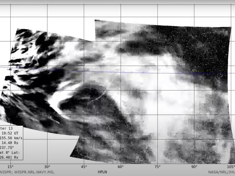 NASA's Parker Solar Probe flew through a massive CME and caught the whole thing on camera.