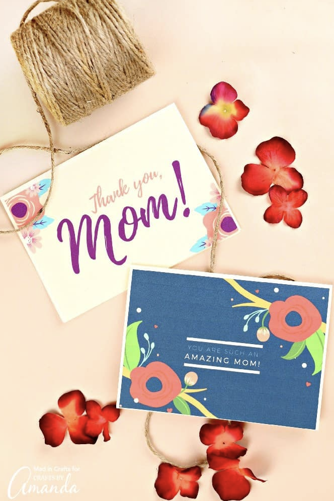 16) "Thank You, Mom" Mother's Day Card