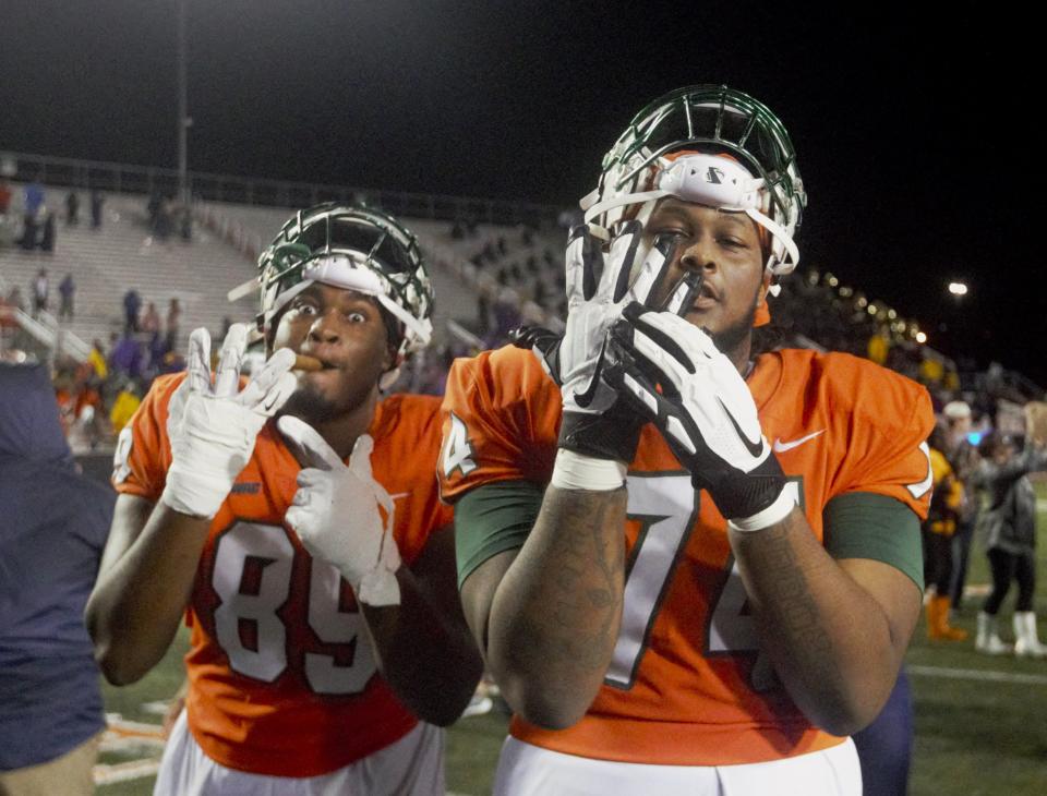 FAMU football defeats Prairie View A&M 35-14 to win the SWAC title game at Bragg Memorial Stadium on Dec. 2, 2023