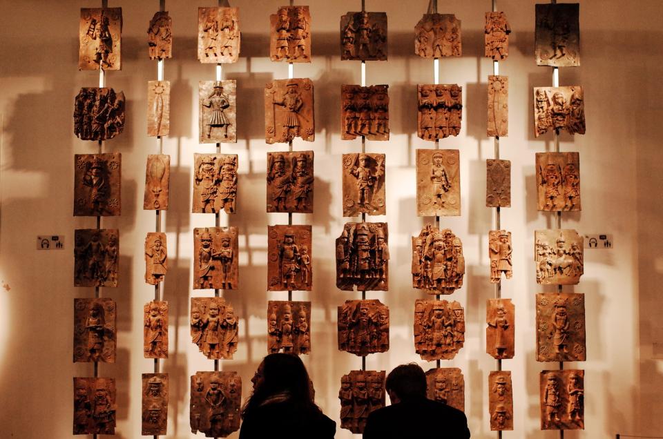 The Benin Bronzes at the British Museum.