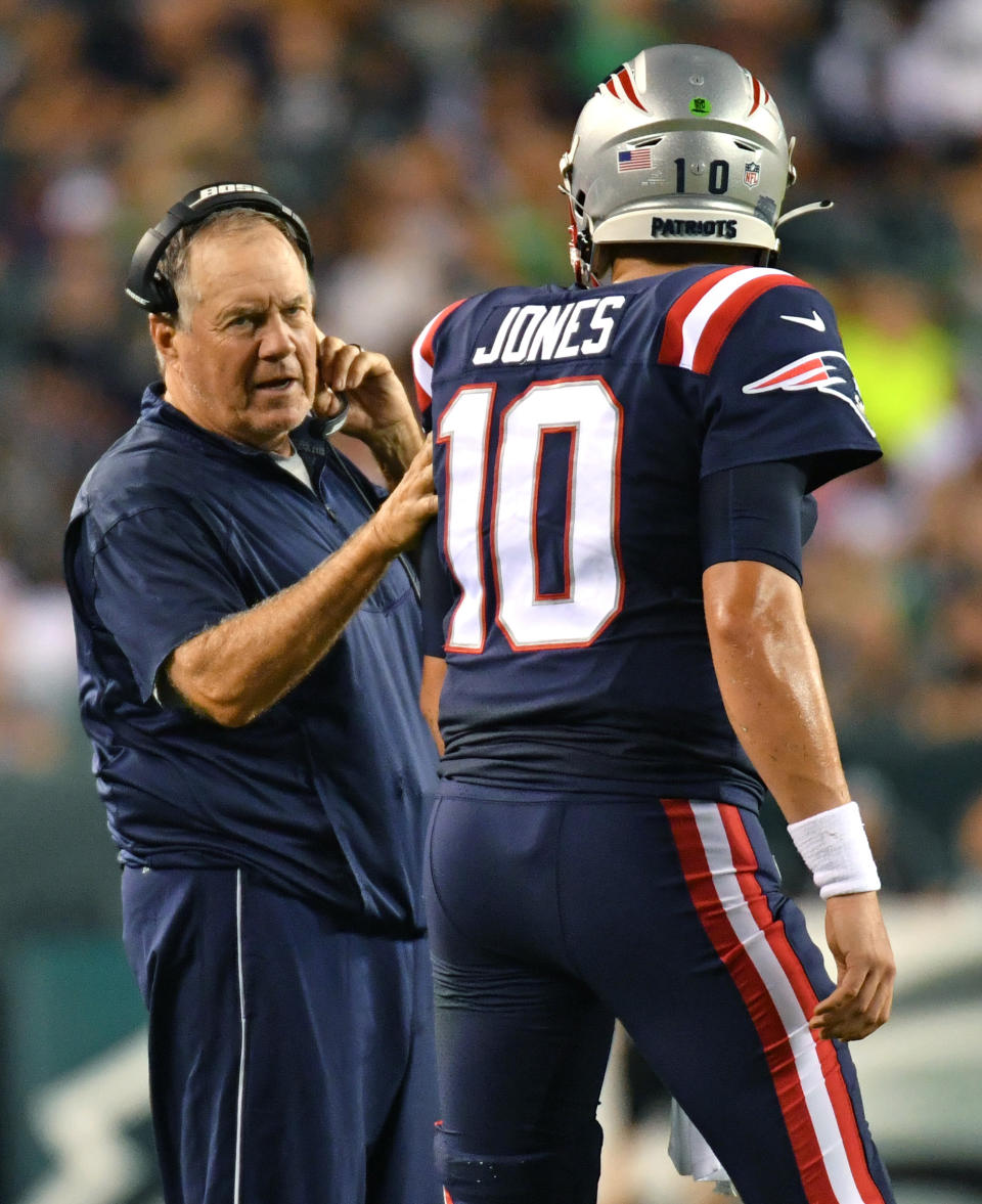 New England Patriots head coach Bill Belichick looks to resume his winning ways with rookie quarterback Mac Jones. (Eric Hartline/USA TODAY Sports)