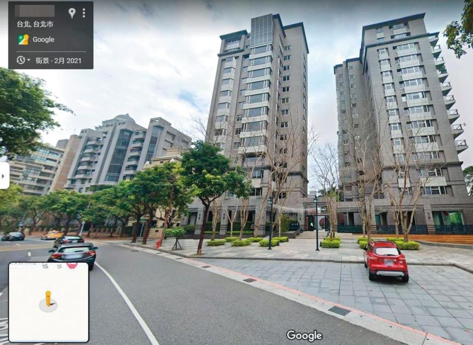 據查，崔姓富商住的地方是頂級豪宅，最高價格曾經1坪要價200萬元。（翻攝自Google Map）
