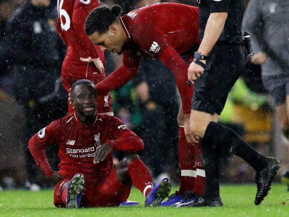 Keita has seen injuries disrupt his start to life in English football (Action Images via Reuters)