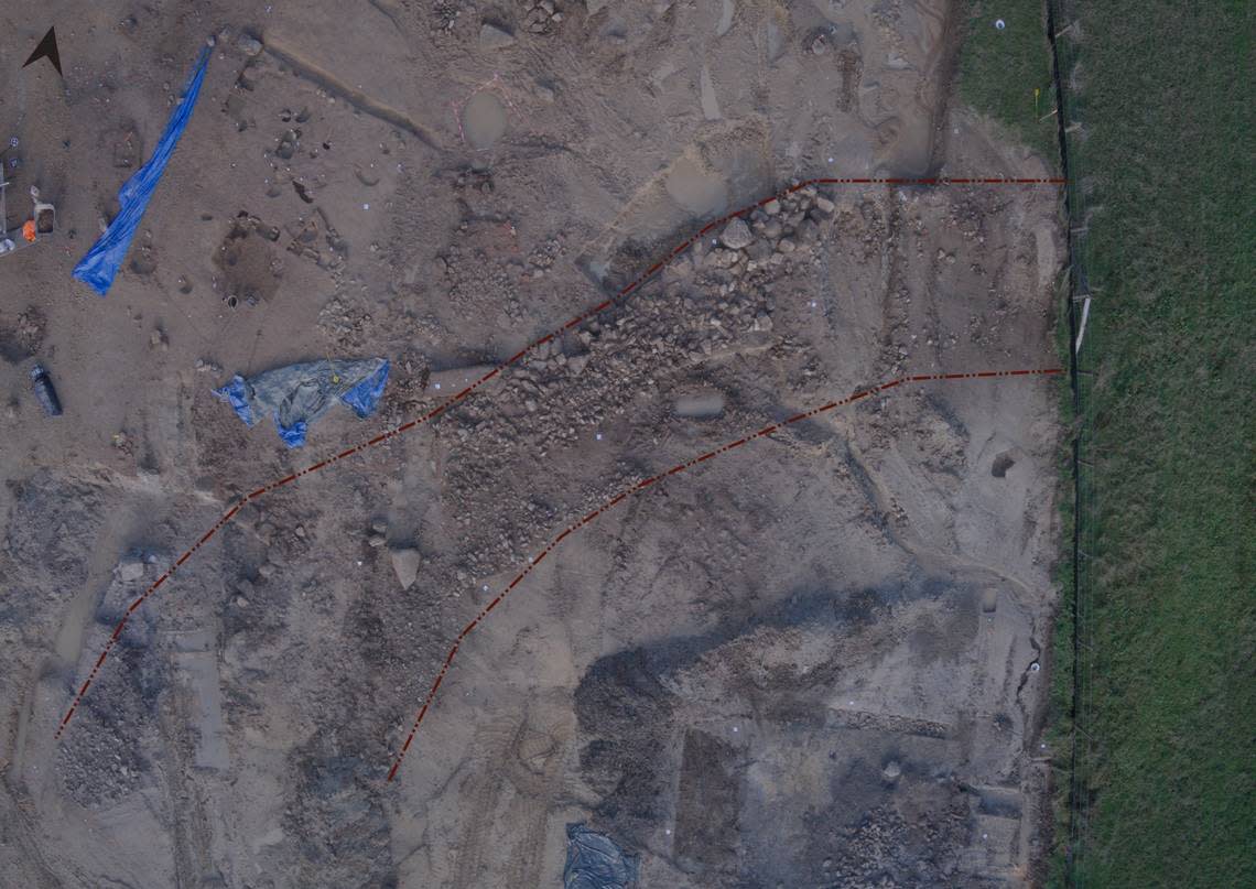 The 1,700-year-old monumental ruins found in Chamboret.