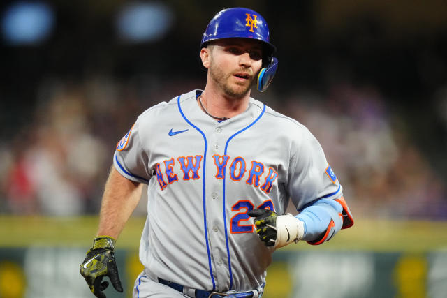 Mets slugger Pete Alonso returns to New York for tests on sore left wrist –