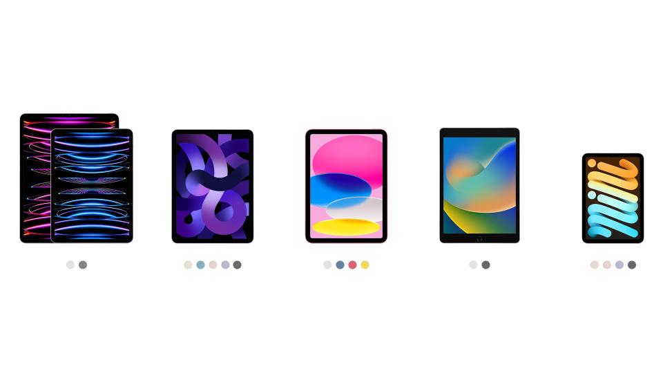 iPad Lineup