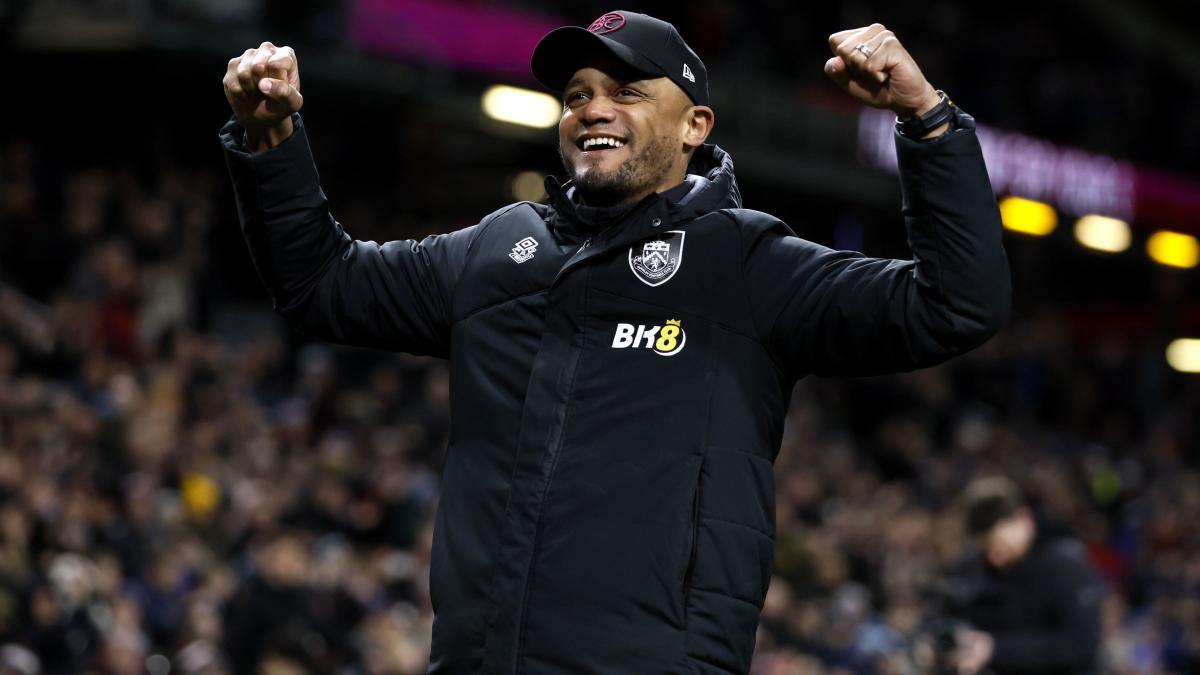 Yahoo] Vincent Kompany is the 1st manager in Burnley's history to