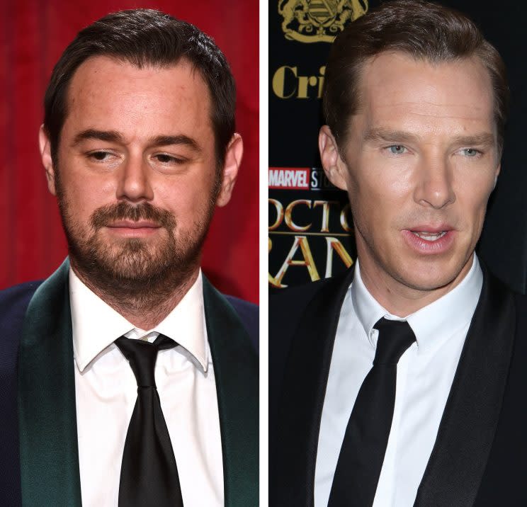 Danny Dyer has lashed out at Benedict Cumberbatch.