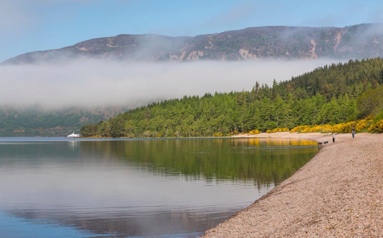 The south shore of Loch Ness