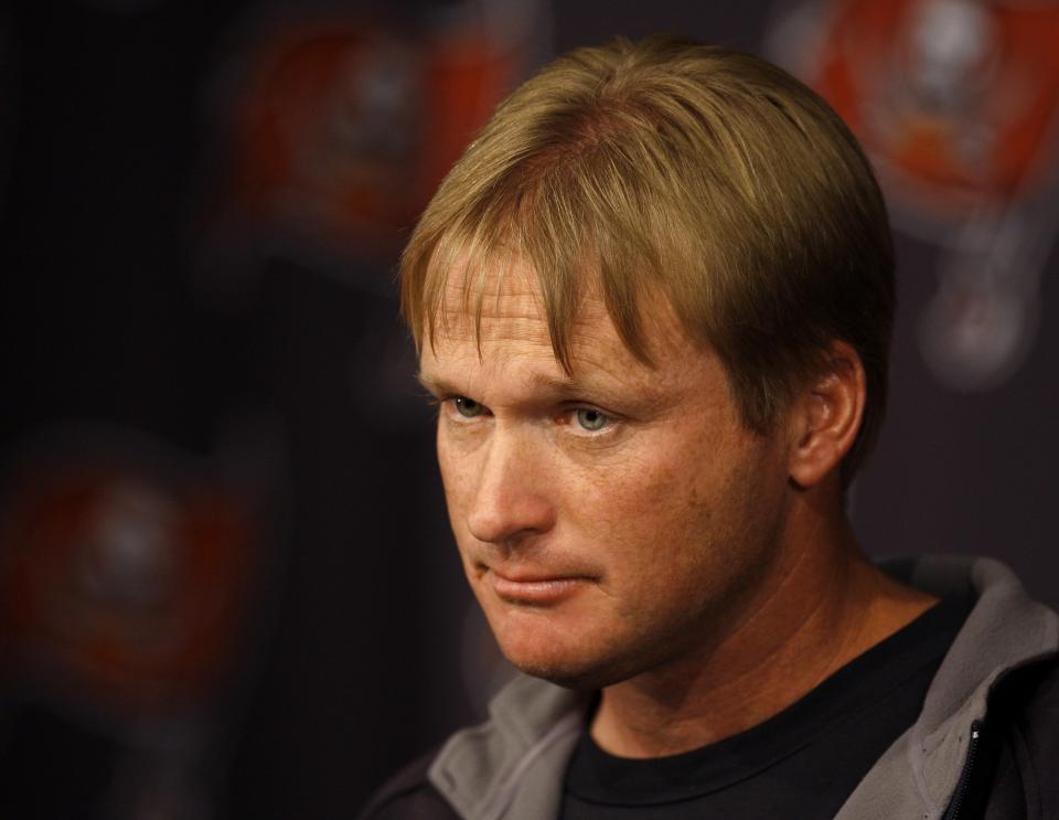 Jon Gruden had nice things to say about Jared Goff before the 2016 NFL draft. (AP)