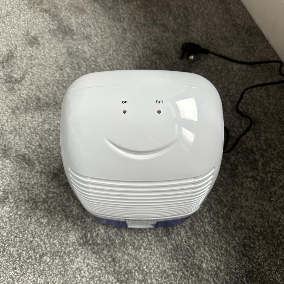 The top of the ProBreeze 1500ml Mini Dehumidifier