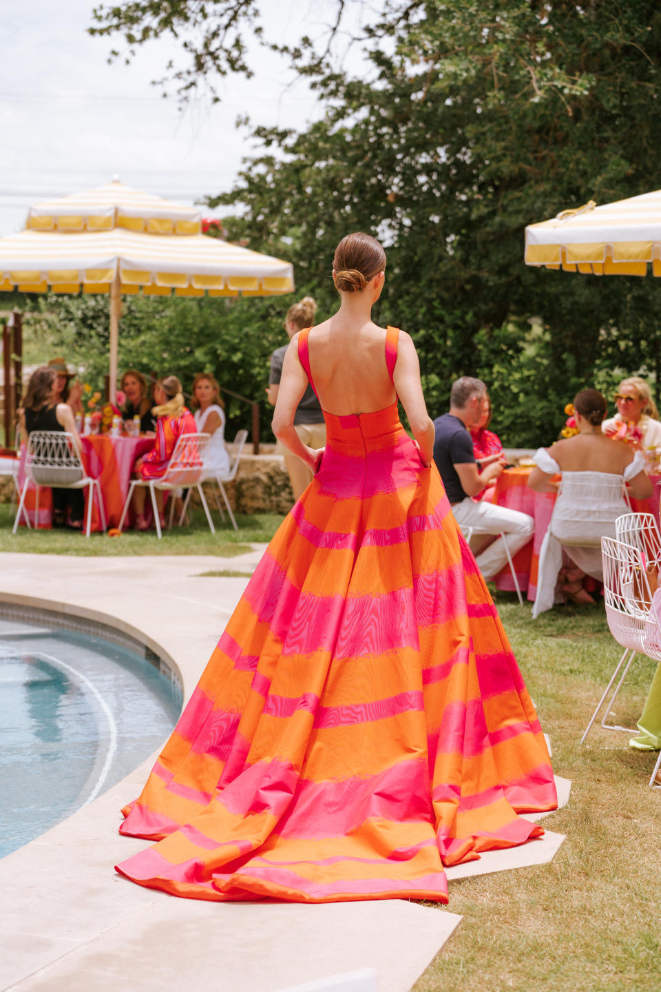 A look from Brandon Maxwell modeled at the luncheon. - Credit: Kristen Kilpatrick Photography 2022©