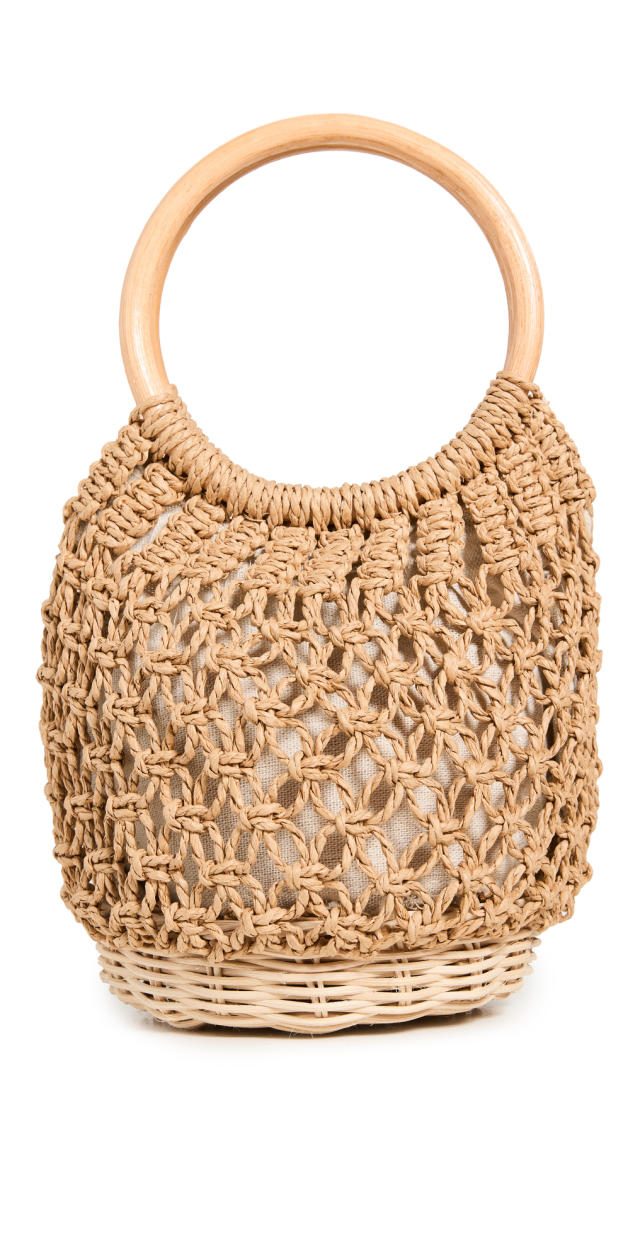 The Clare V Pot De Miel: This Woven Bucket Bag Is Totally Worth It - The  Mom Edit