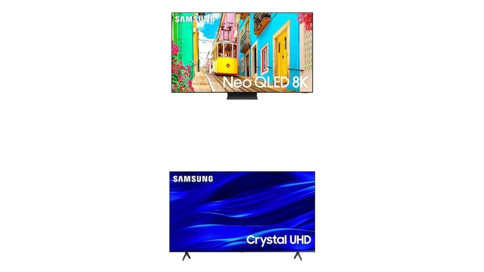Samsung 85-Inch Class QLED 8K QN800D Series Neo Quantum HDR Smart TV (QN85QN800D) + 65-Inch Class Crystal UHD 4K TU690T Series HDR Smart TV (UN65TU690T)
