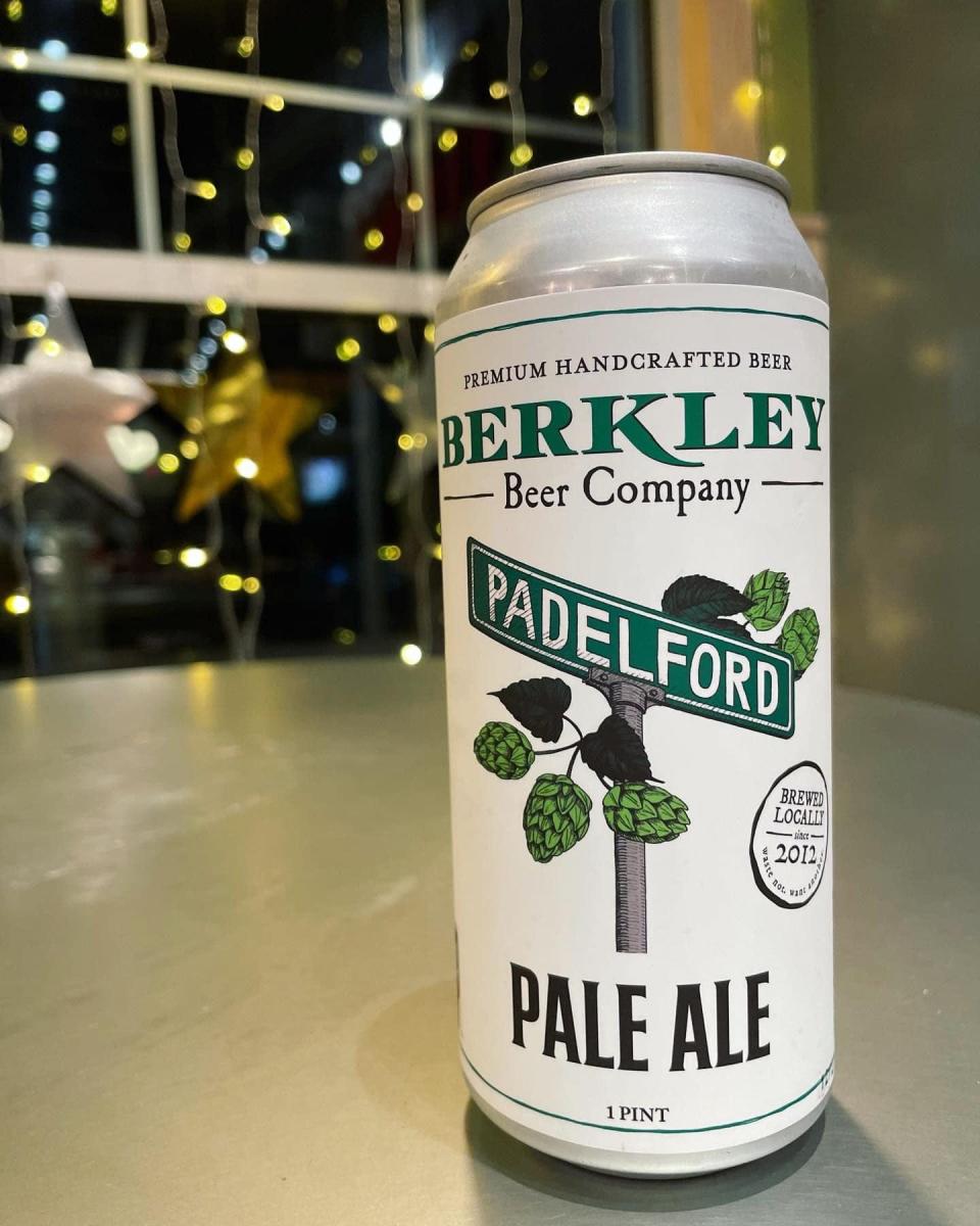 The Padelford Pale Ale at Berkley Beer Company, 10 Ingell St., Taunton.