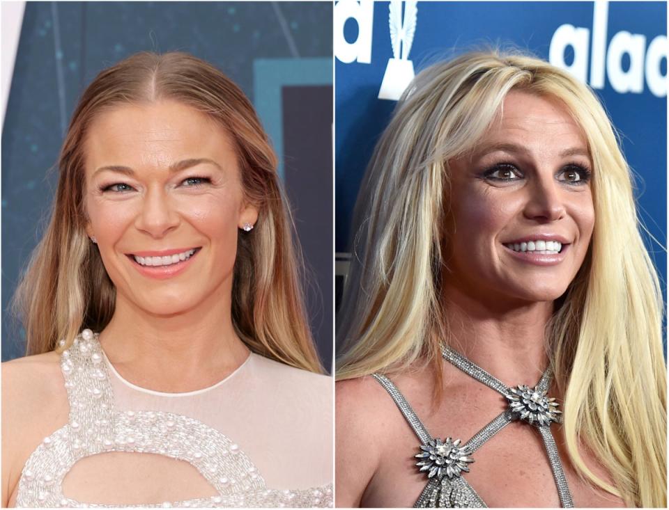 LeAnn Rimes (left) and Britney Spears (Getty Images)