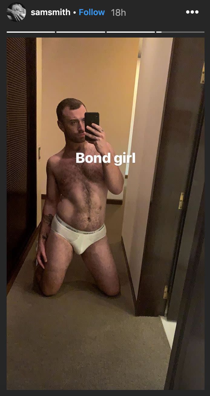 (Screenshot: Sam Smith via Instagram)