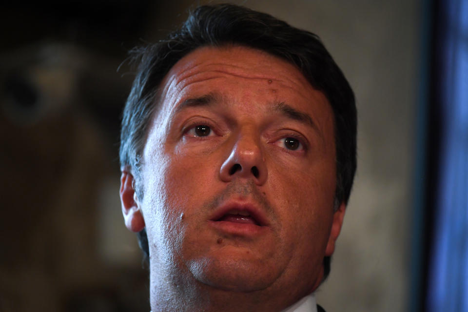 Franceschini duro sulla decisione dell'ex premier: "Le divisioni fecero trionfare Mussolini", ricorda il ministro della Cultura. REUTERS/Alberto Lingria