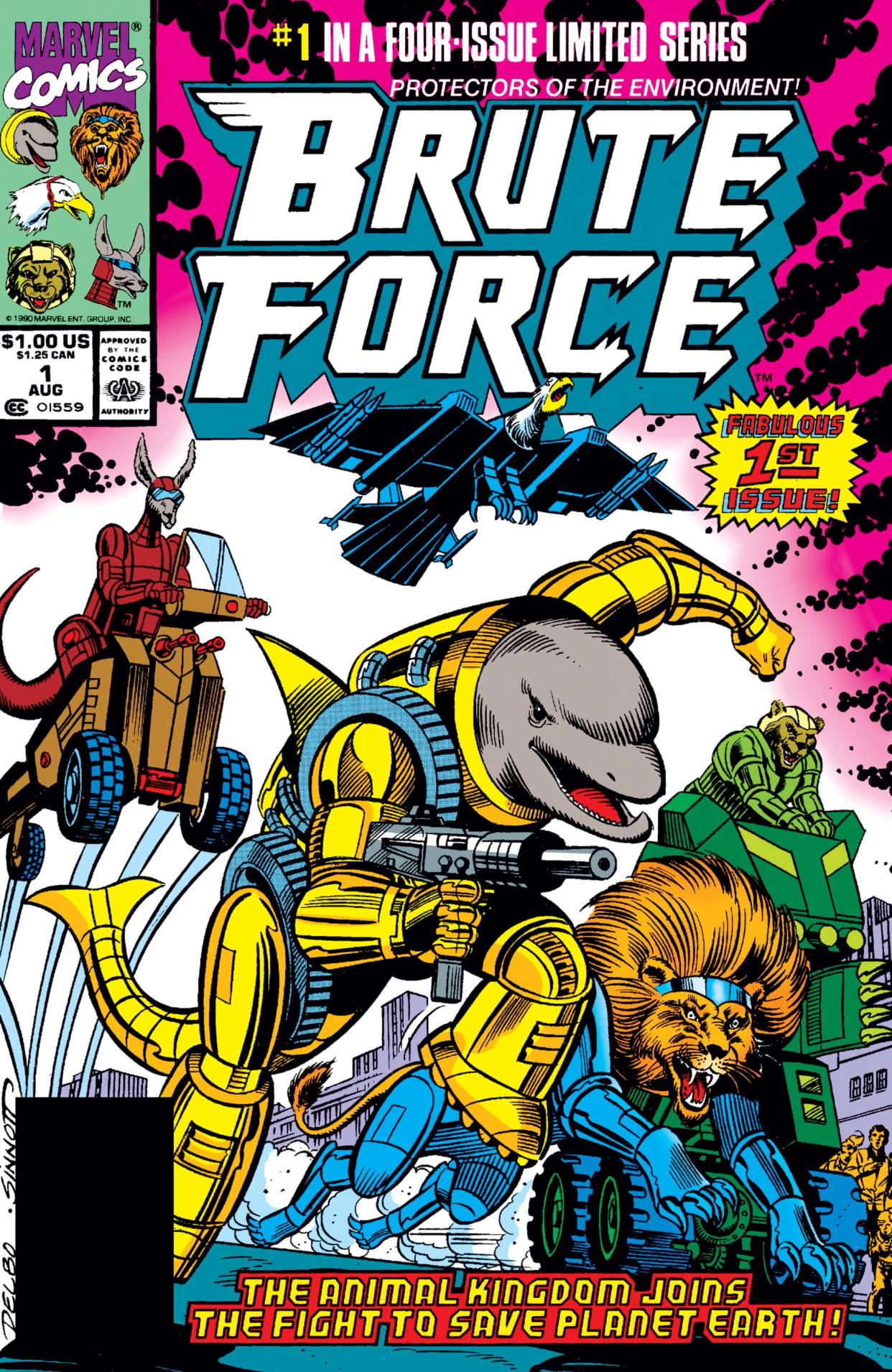 The cover of 'Brute Force' #1 (Photo: Marvel Comics)