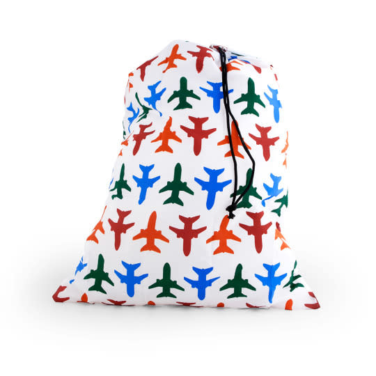 Kikkerland Planes Travel Laundry Bag, $6