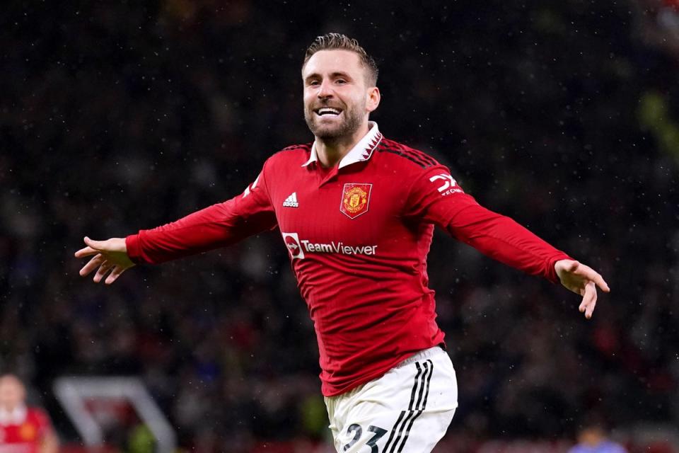 Luke Shaw is loving life at Manchester United (Tim Goode/PA) (PA Wire)