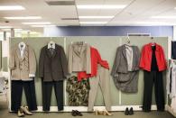 Donated clothing is seen hung up for jobseekers to use, at JOIN, a workforce development agency, in Reno, Nevada, September 16, 2014. REUTERS/Max Whittaker