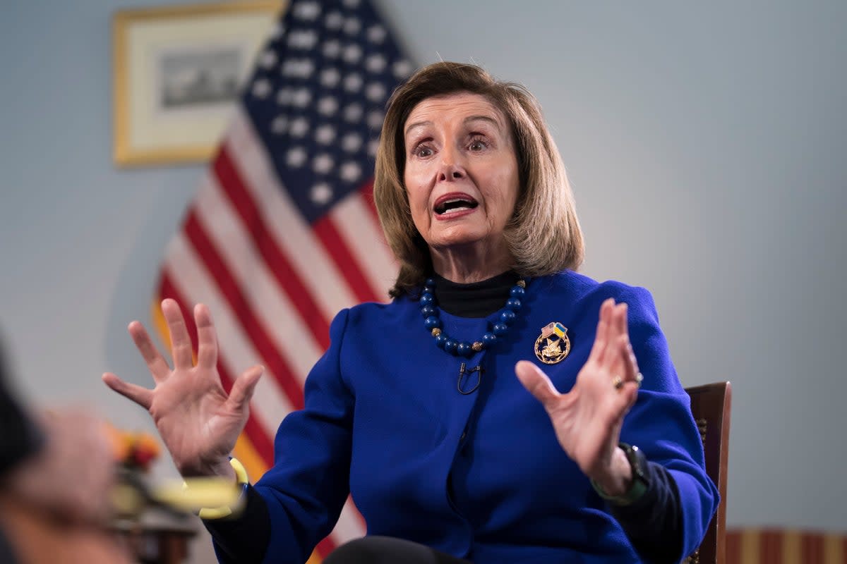 Former House Speaker Nancy Pelosi.  (Copyright 2023 The Associated Press. All rights reserved.)