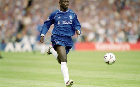 George Weah in his playing days  - Credit: Shaun Botterill/Getty Images