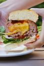 <p>It doesn't get much cheesier than this.</p><p>Get the recipe from <a href="https://www.delish.com/cooking/recipe-ideas/recipes/a53148/beer-can-burgers-recipe/" rel="nofollow noopener" target="_blank" data-ylk="slk:Delish;elm:context_link;itc:0;sec:content-canvas" class="link ">Delish</a>.</p>