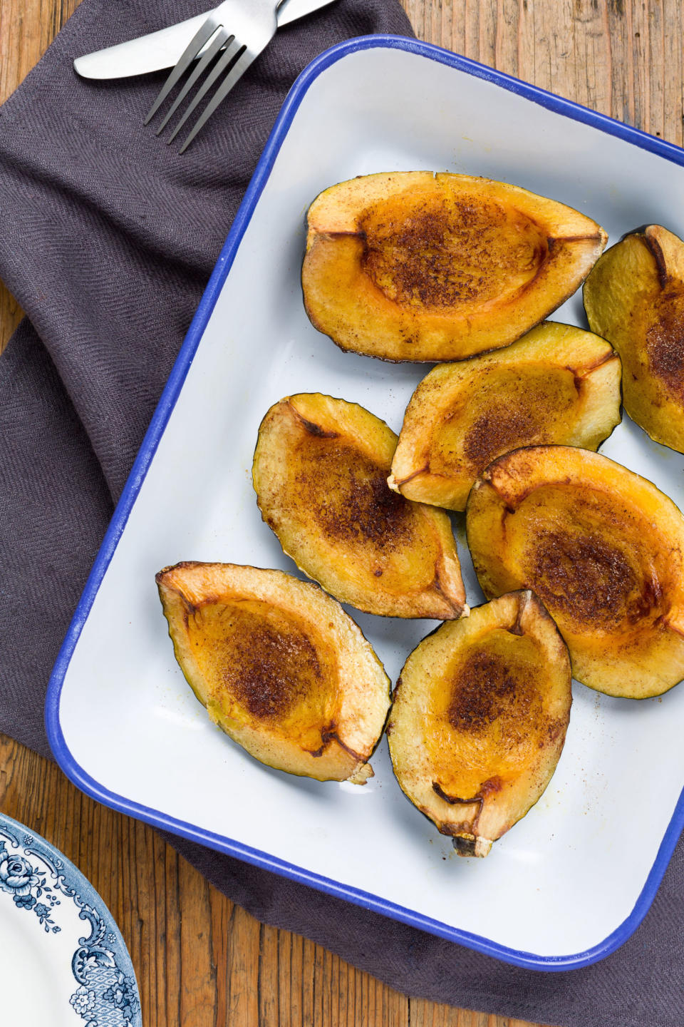 Buttery Cinnamon-Sugar Acorn Squash