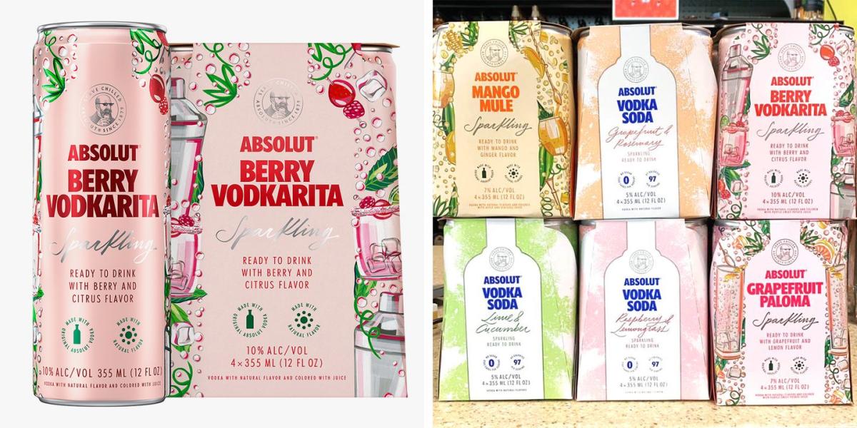 Absolut Vodka Just Released 6 Ready-to-Drink Cocktails, Including ...