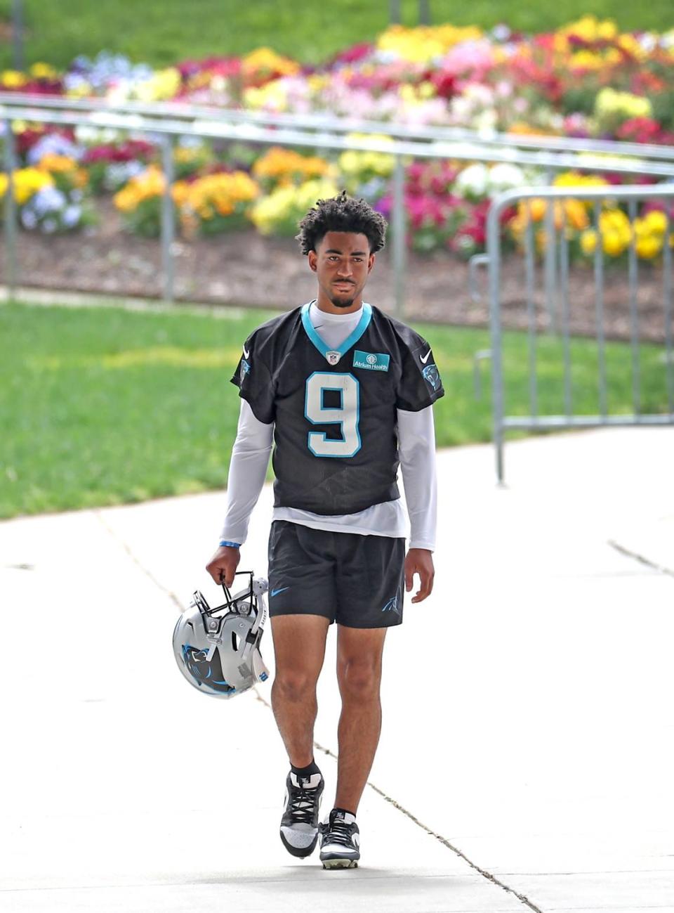 Carolina Panthers quarterback Bryce Young started 16 of the team’s 17 games in 2023, despite being sacked 62 times.