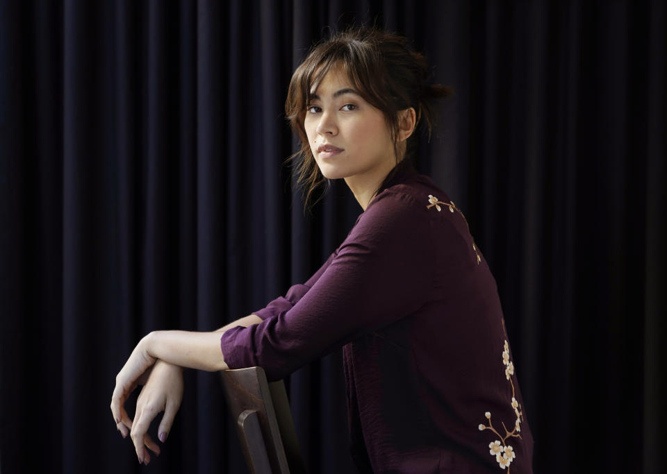 Actor Jessica Henwick poses for a portrait to promote the film "Glass Onion: A Knives Out Mystery" on Thursday, Dec. 8, 2022, in Los Angeles. (AP Photo/Chris Pizzello)