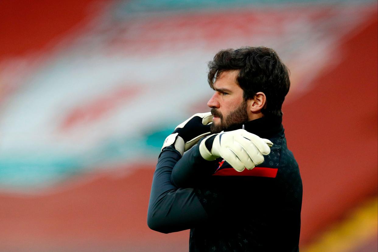 <p>Alisson: “Our family feels loved by everyone.”</p> (POOL/AFP via Getty Images)