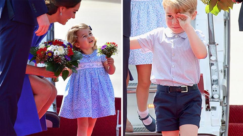 George and Charlotte steal the show in Germany