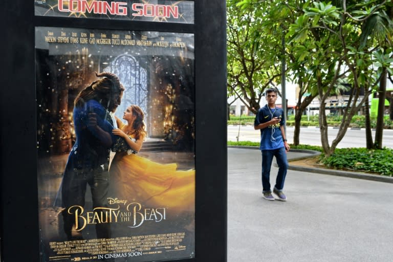 Film site Fandango reported "Beauty and the Beast" had sold out at more than 1,000 showtimes in big cities and small, something more common for superhero blockbusters than for a family-oriented production