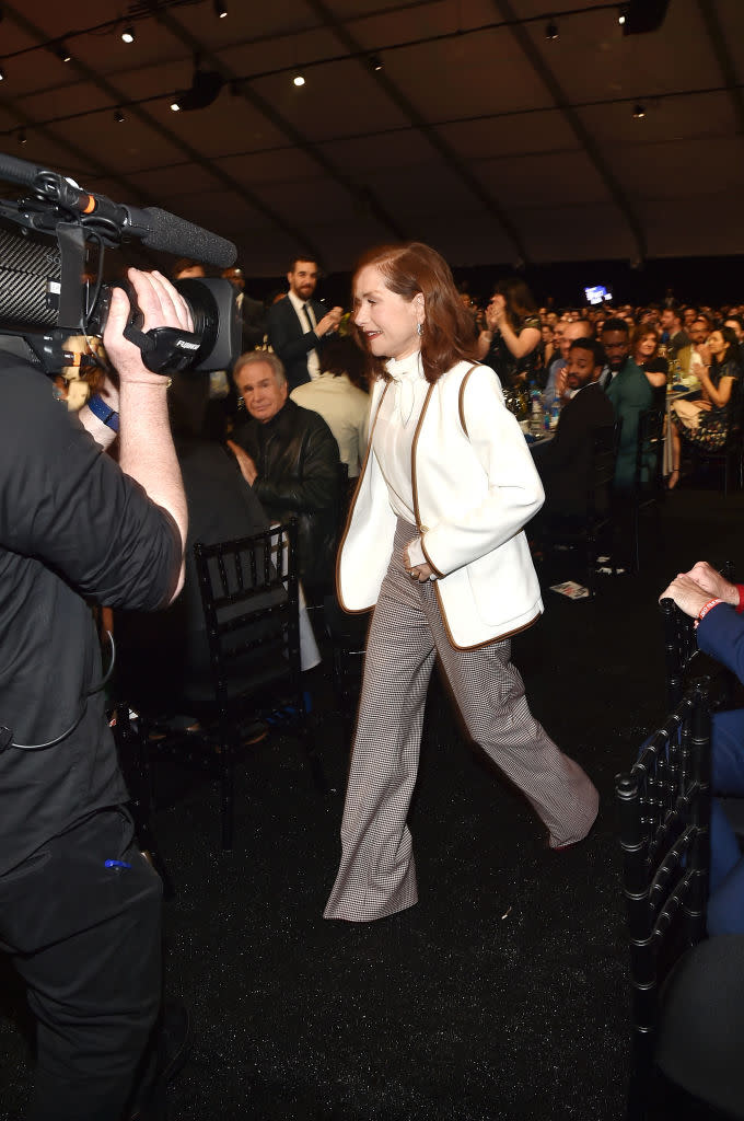 Isabelle Huppert in Chloé.