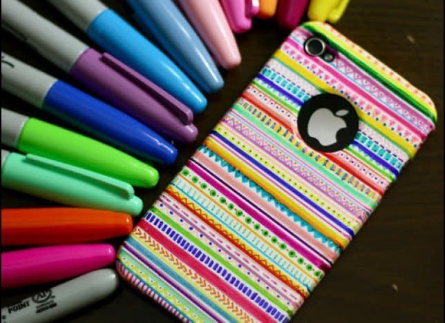 Brighten up your winter by designing your own <a href="http://www.huffingtonpost.com/2013/01/21/a-diy-iphone-case_n_2517019.html?utm_hp_ref=crafts" target="_hplink">iPhone case</a>.