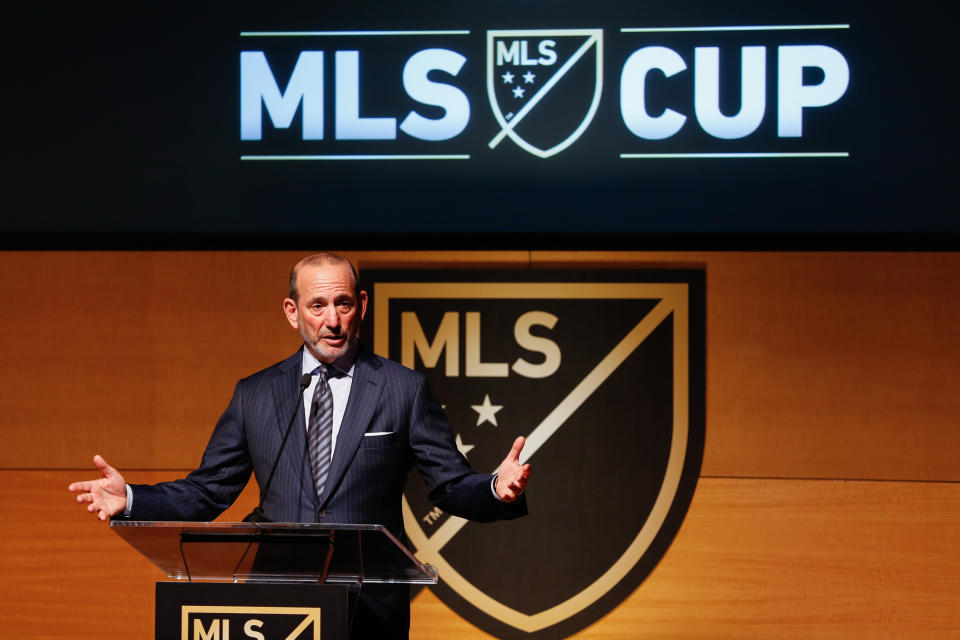 During his annual State of the League address, MLS commissioner Don Garber made it clear that the next expansion spot in Charlotte, North Carolina's to lose. (Jennifer Buchanan/USA Today)